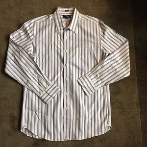 JCrew Men's Striped Dress Shirt